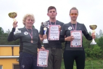 Od lewej: Anna Stanieczek, Przemysław Konecki, Marzena Daduń, fot. LUKS Orlik